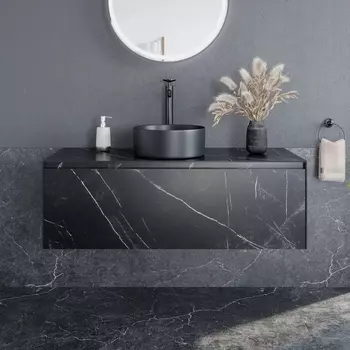 Тумба с раковиной Sancos Stone 120 Nero Marquina