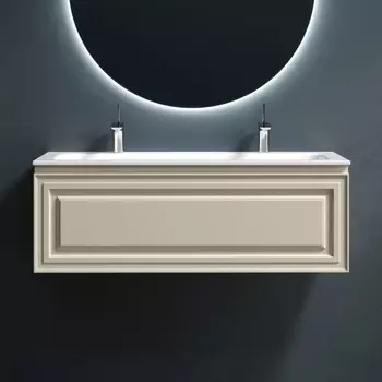 Тумба с раковиной Sancos Very 120 beige soft, раковина CN7016