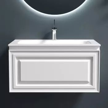 Тумба с раковиной Sancos Very 80 bianco