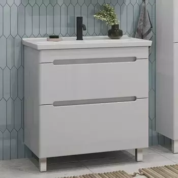 Тумба с раковиной Sanstar Адель 80 напольная