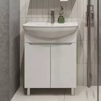 Тумба с раковиной Sanstar Bianca 65