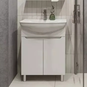 Тумба с раковиной Sanstar Bianca 75