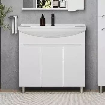 Тумба с раковиной Sanstar Bianca 85