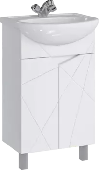 Тумба с раковиной Sanstar Каскад 50 раковина Уют