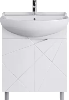 Тумба с раковиной Sanstar Каскад 70 раковина Амур