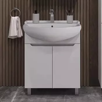 Тумба с раковиной Sanstar Лайн 70 раковина Амур