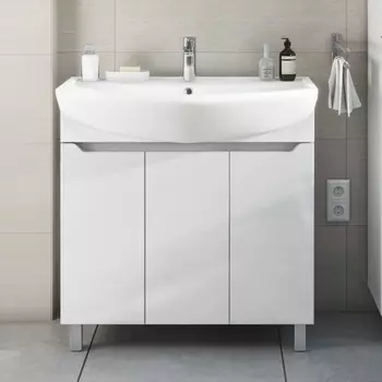 Тумба с раковиной Sanstar Лайн 80