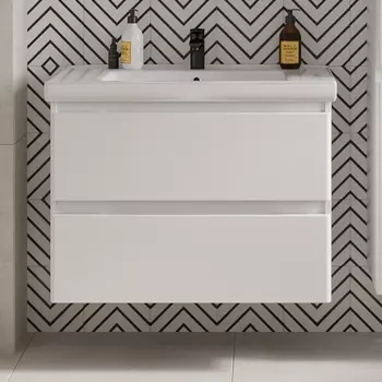 Тумба с раковиной Sanstar Megliore Riana 80 подвесная