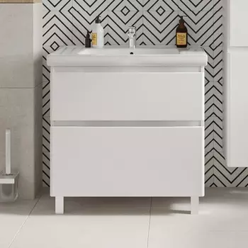 Тумба с раковиной SanStar Riana 100