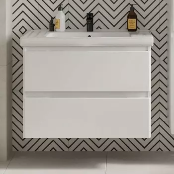 Тумба с раковиной Sanstar Riana 80 подвесная