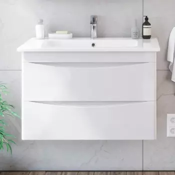 Тумба с раковиной Sanstar Smile 60 подвесная