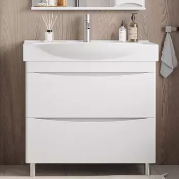 Тумба с раковиной Sanstar Smile 85 напольная