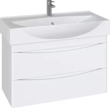 Тумба с раковиной Sanstar Smile 85 подвесная