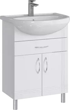 Тумба с раковиной Sanstar Вольга 60 раковина Уют