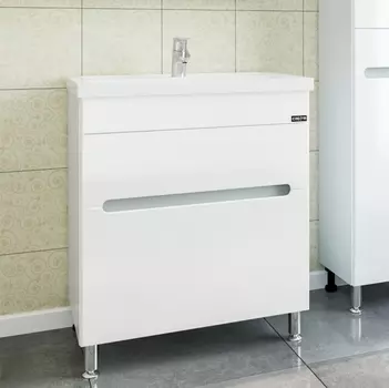 Тумба с раковиной СанТа Лондон 70 напольная