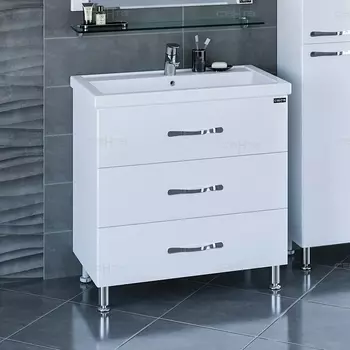 Тумба с раковиной СанТа Виктория 80 напольная