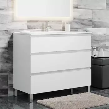 Тумба с раковиной Sanvit Авеню 3 100, белая