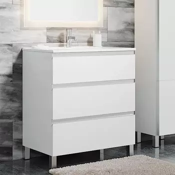 Тумба с раковиной Sanvit Авеню 3 75, белая