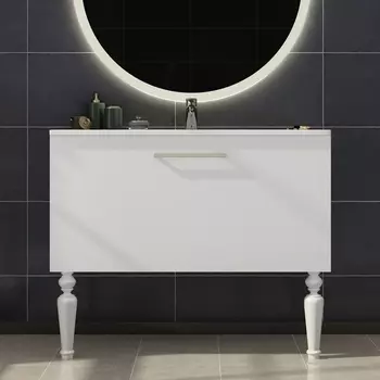Тумба с раковиной Sanvit Эмми 100 белая