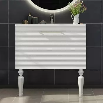 Тумба с раковиной Sanvit Эмми 3Д 80 белая