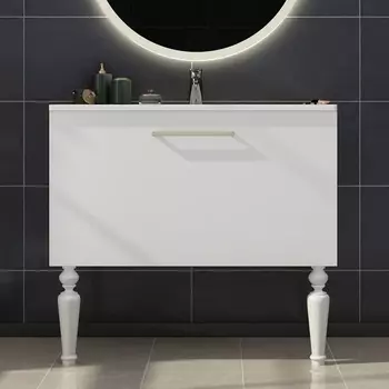 Тумба с раковиной Sanvit Эмми 90 белая