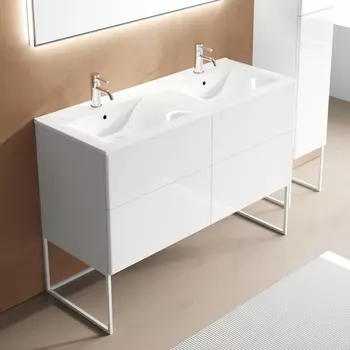 Тумба с раковиной Sanvit Лира 120 для двоих