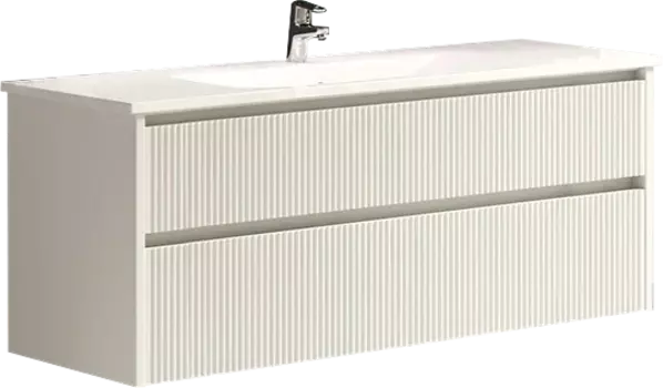 Тумба с раковиной Sanvit Рольф 120 белая