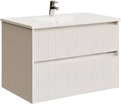 Тумба с раковиной Sanvit Рольф 75 белая