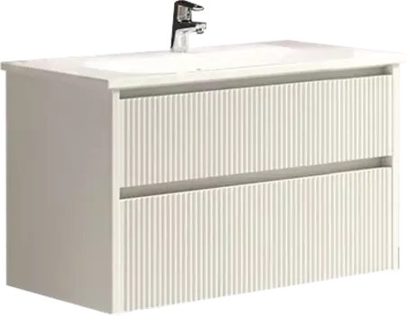 Тумба с раковиной Sanvit Рольф 80 белая