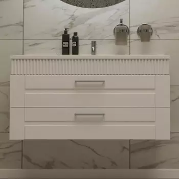 Тумба с раковиной Sanvit Турин 2 100, белая