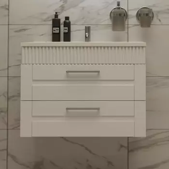 Тумба с раковиной Sanvit Турин 2 75, белая