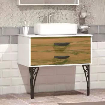 Тумба с раковиной Smile Дольче Лофт 80