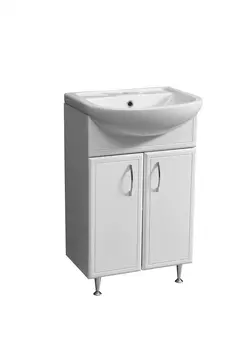 Тумба с раковиной Stella Polar Концепт 50 напольная, белая