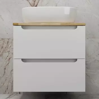 Тумба с раковиной Style Line Бали 60 подвесная, белый софт