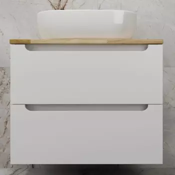 Тумба с раковиной Style Line Бали 70 подвесная, белый софт