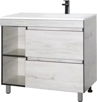 Тумба с раковиной Style Line Берлин 90 R, напольная, соната