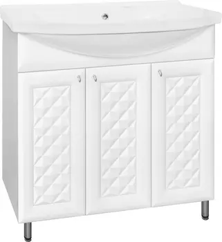 Тумба с раковиной Style Line Канна 90 белая