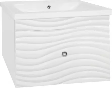 Тумба с раковиной Style Line Вероника 80 Люкс Plus, белая
