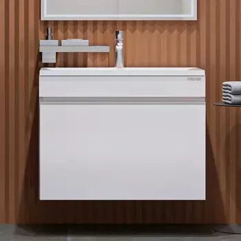 Тумба с раковиной Velvex Pulsus 70 белая