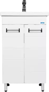 Тумба с раковиной VIANT Вена 50 напольная, белая