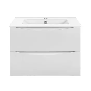 Тумба с раковиной Vincea Mia Slim 60 G.White