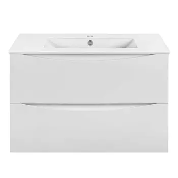 Тумба с раковиной Vincea Mia Slim 80 G.White