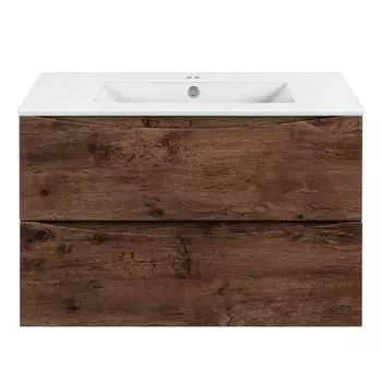 Тумба с раковиной Vincea Mia Slim 80 R.Wood