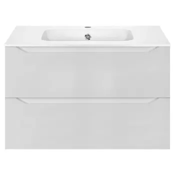 Тумба с раковиной Vincea Norma 80 подвесная G.White VMC-2N800GW+VCB-2N800W