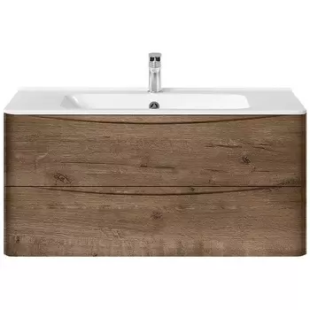 Тумба с раковиной Vincea Paola 100 подвесная V.Oak