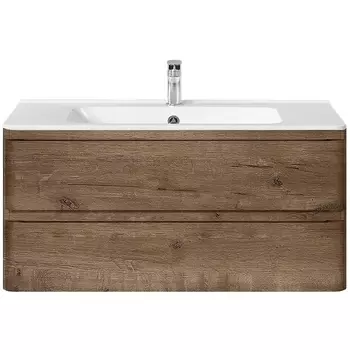 Тумба с раковиной Vincea Vico 100 подвесная V.Oak