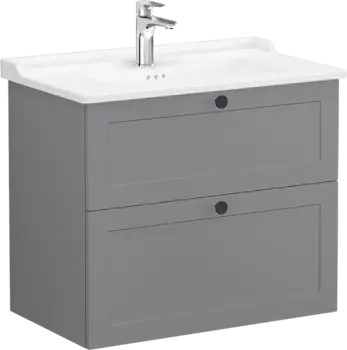 Тумба с раковиной VitrA Root Classic 80 серый /68871