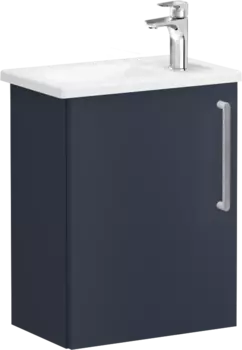Тумба с раковиной VitrA Root Flat 45 L темно-синий /68060