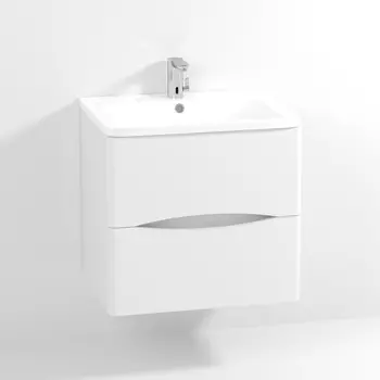 Тумба с раковиной Vod-Ok Adel 60 подвесная, белая