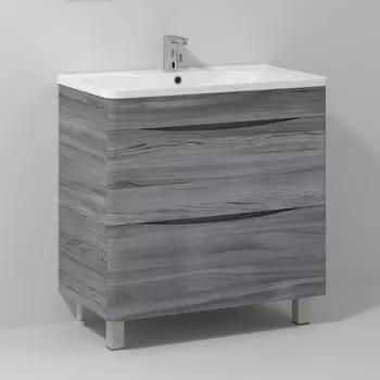 Тумба с раковиной Vod-Ok Adel 80 напольная, лиственница